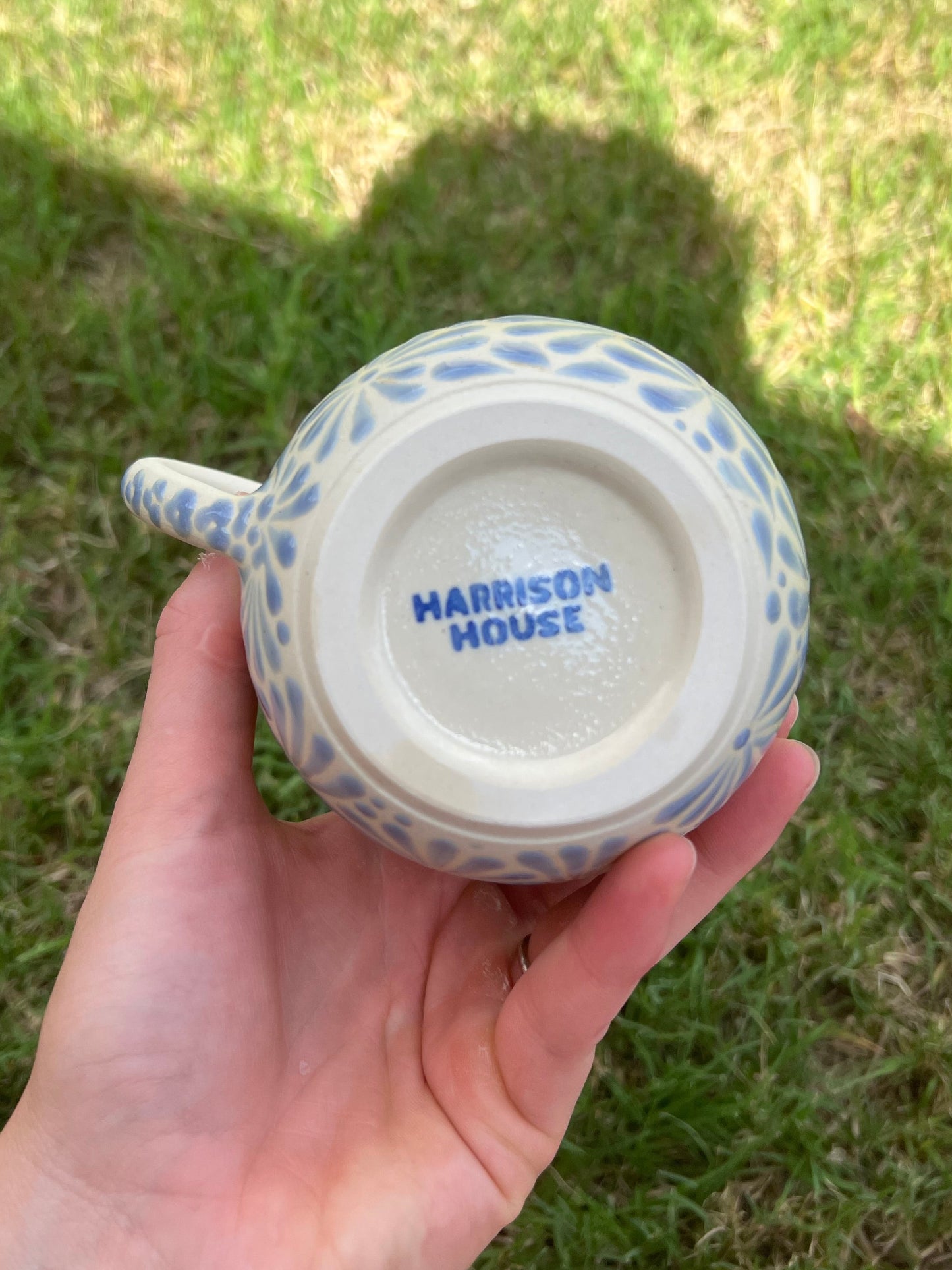 SECONDS Light Blue Talavera Inspired Mug
