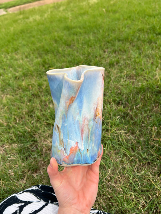 Pastel dream small organic vase
