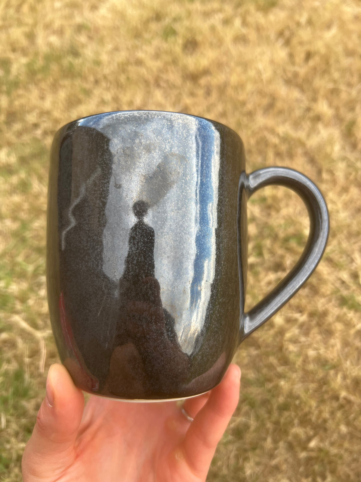 Oil Spot Ghost Mug
