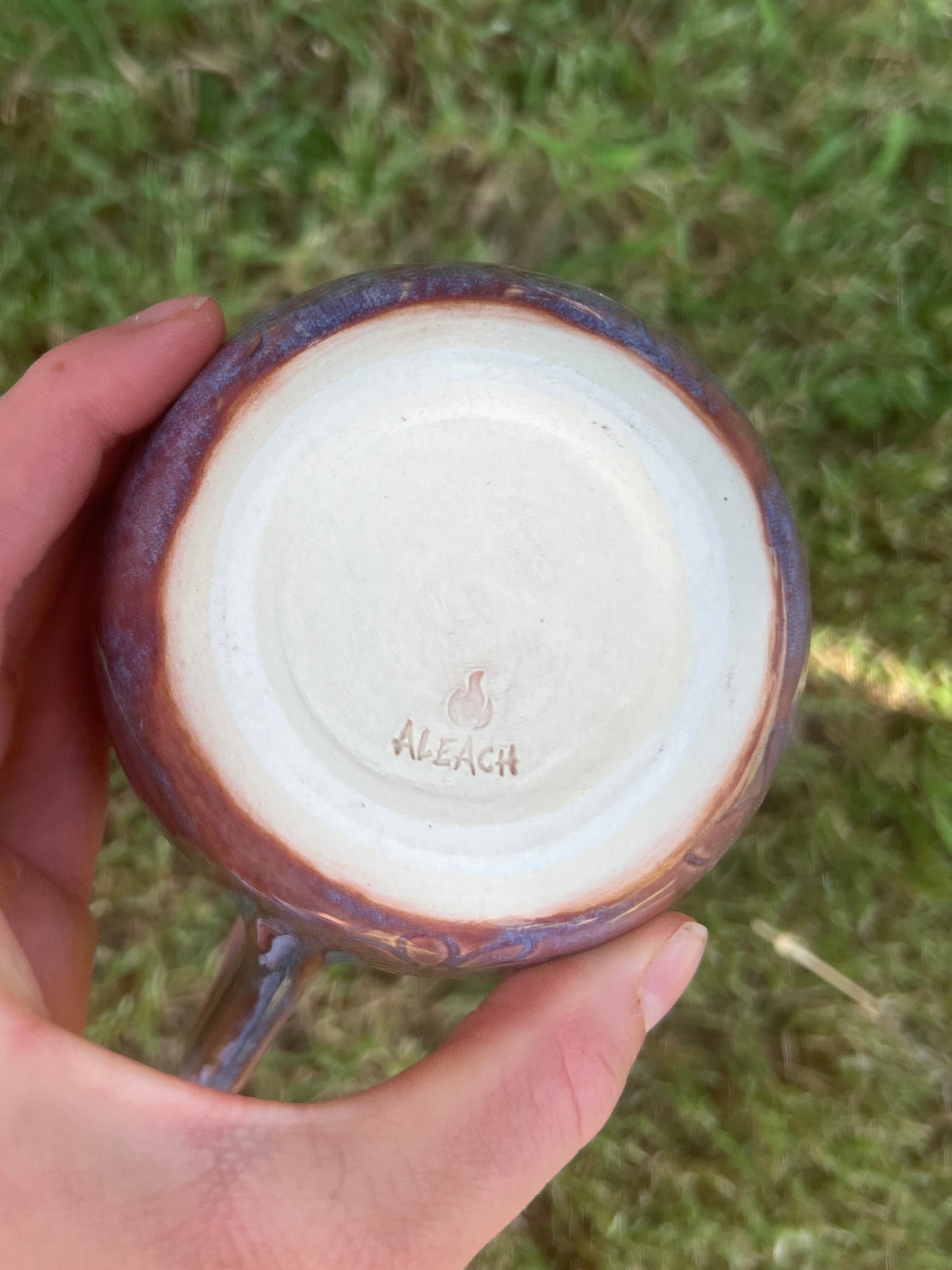 Purple Shift Flower Mug