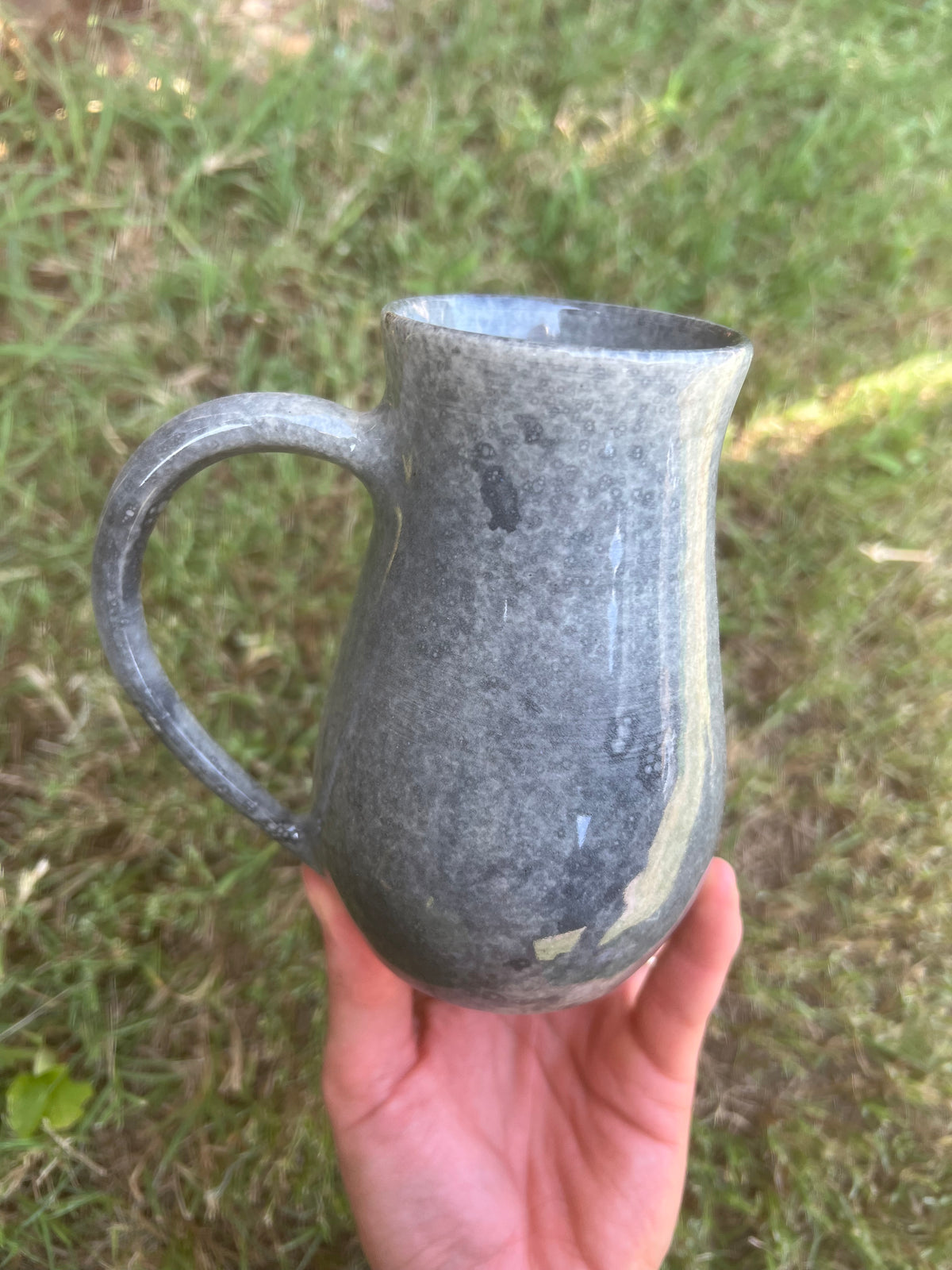 SECONDS Grey Spray Mug