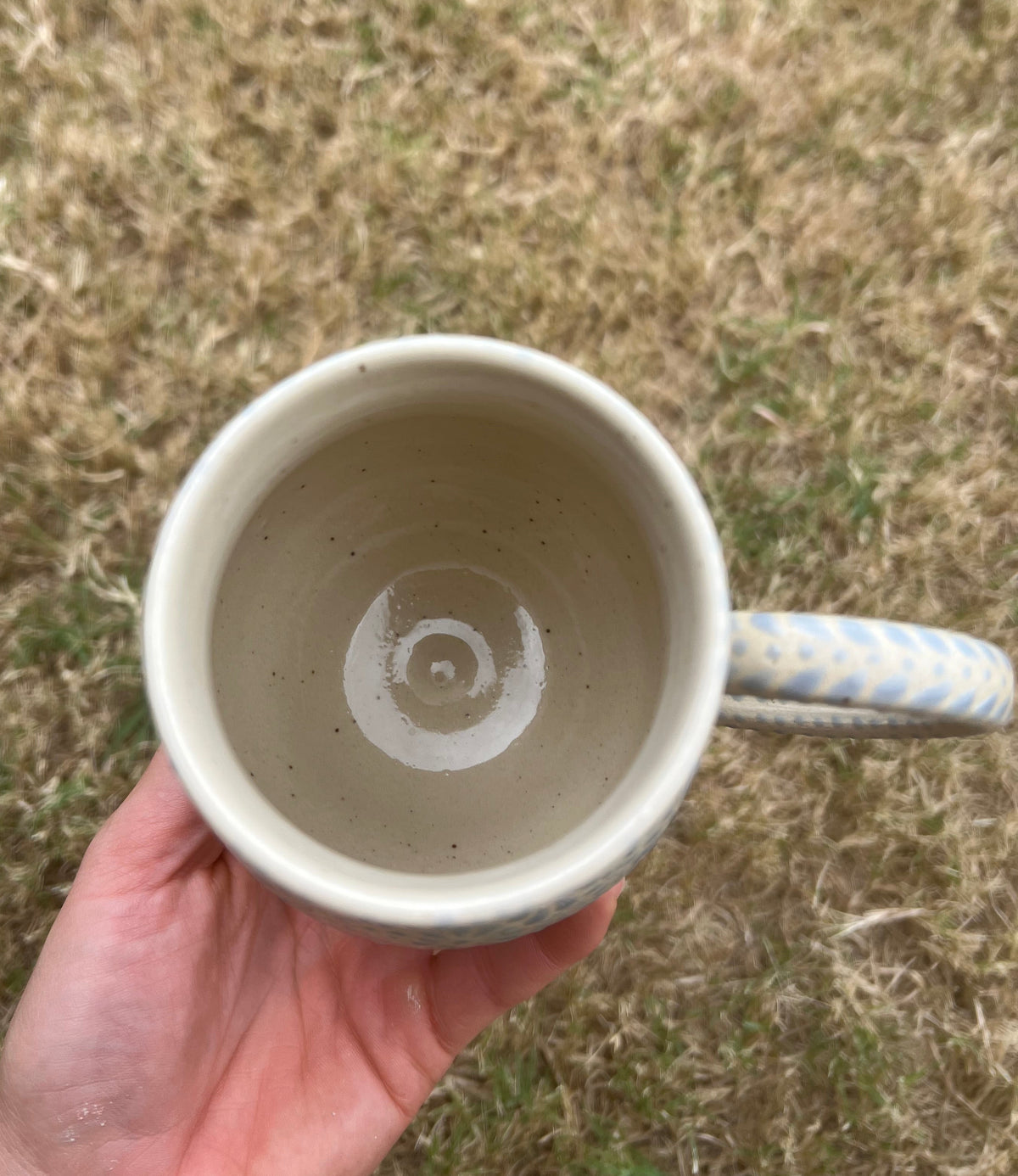 Light Blue Talavera Inspired Mug 3