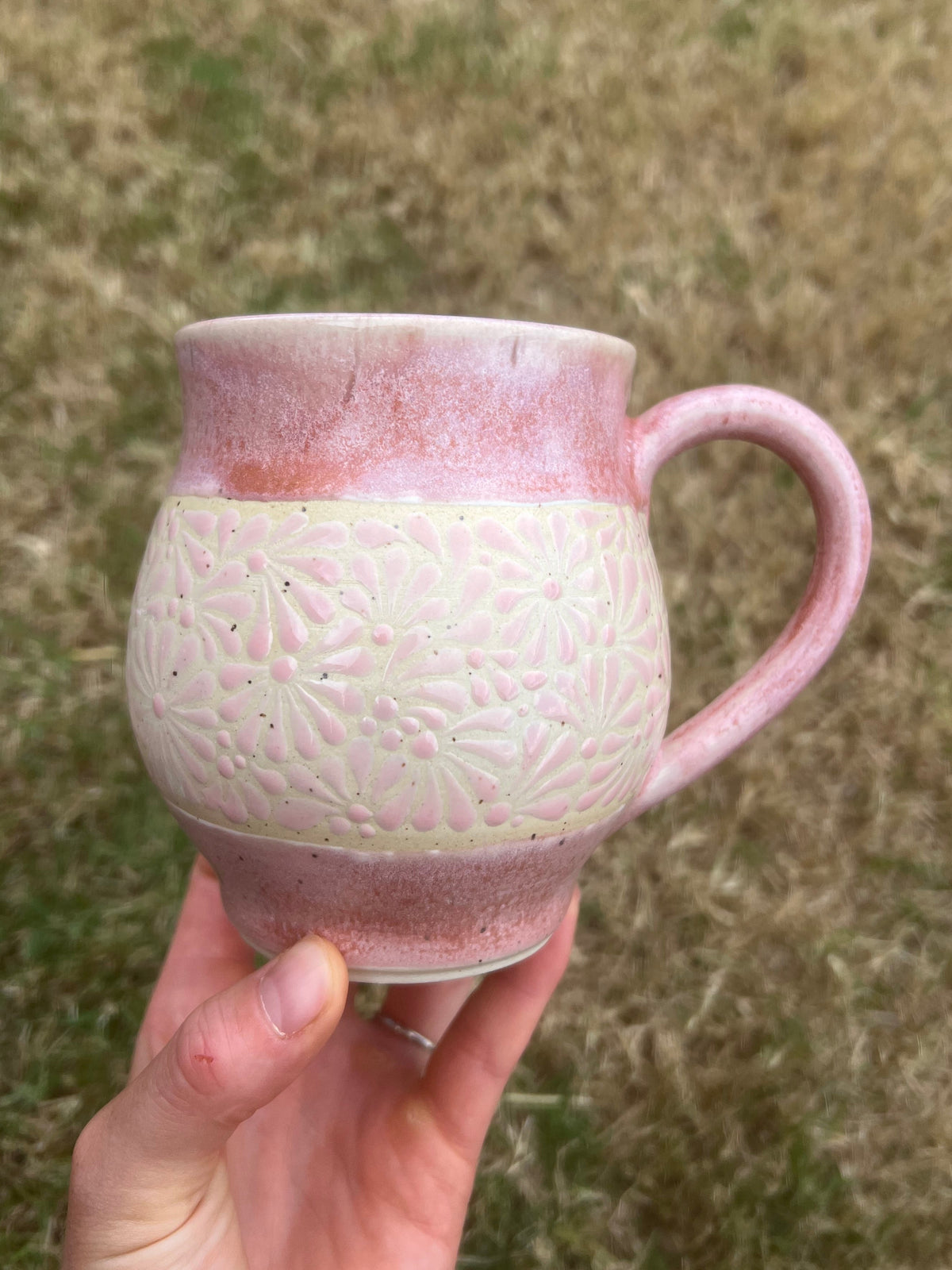 Pink Talavera Inspired Mug