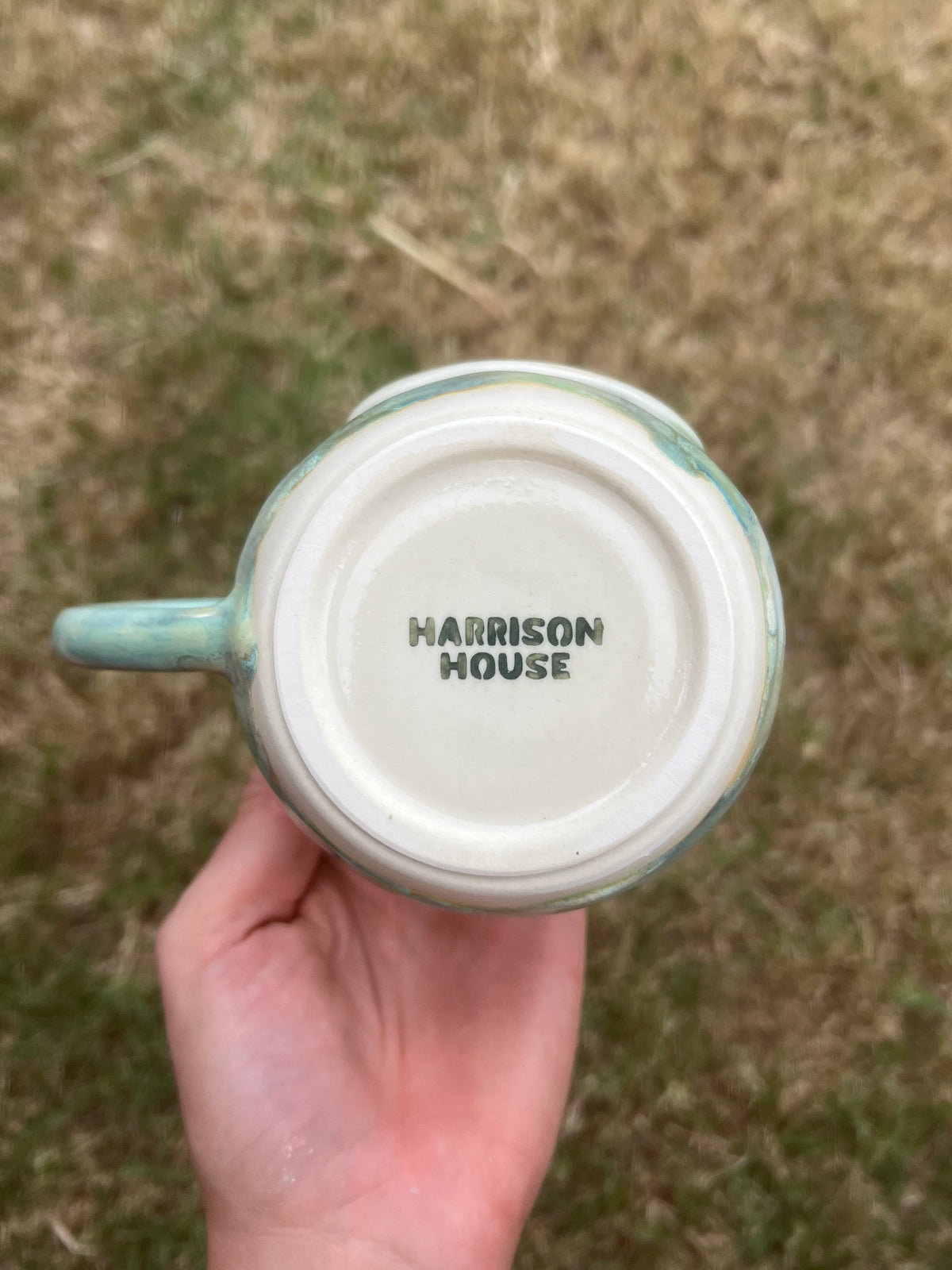 SECONDS green lyric mug