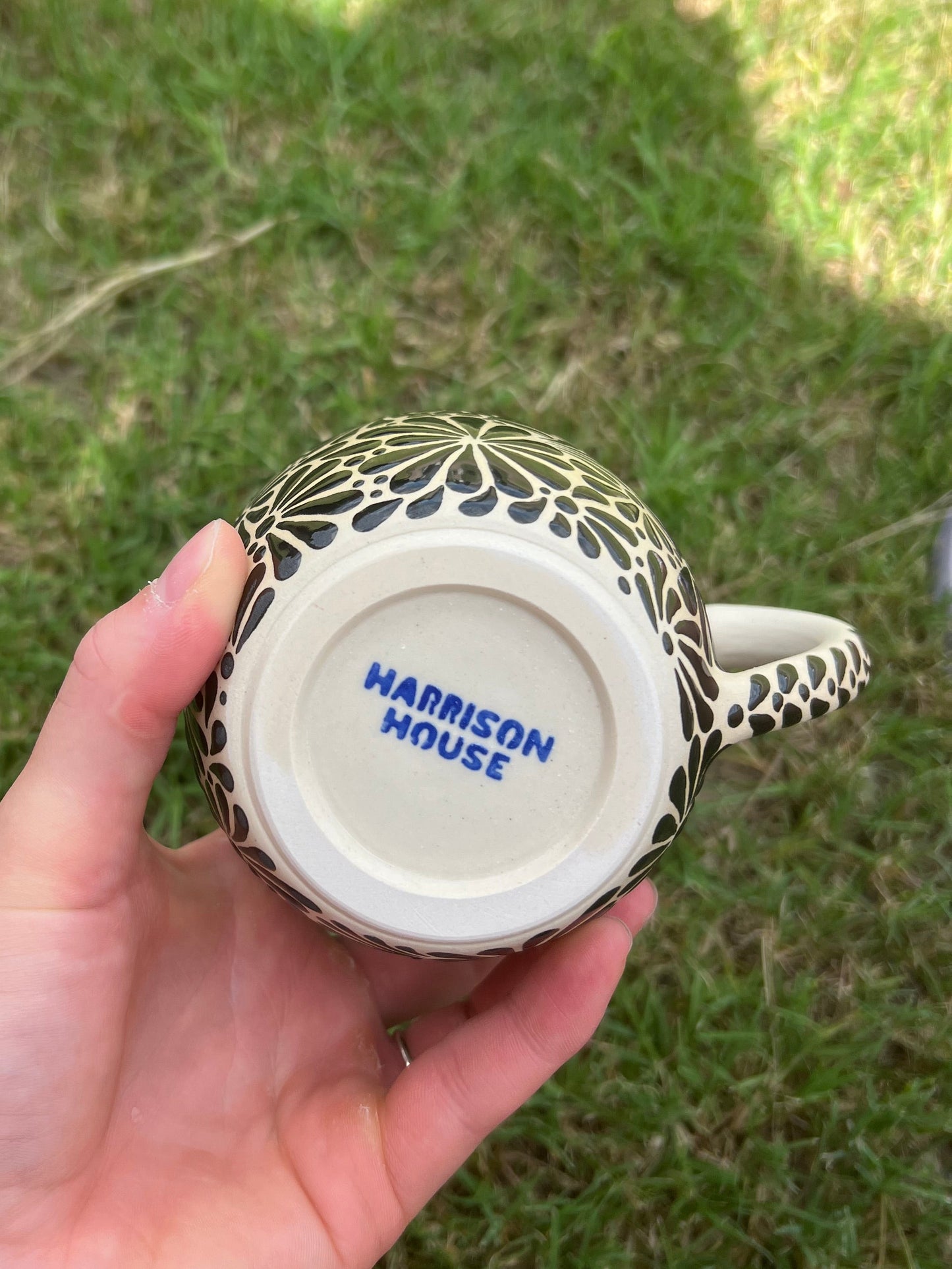 Black Talavera Inspired Mug