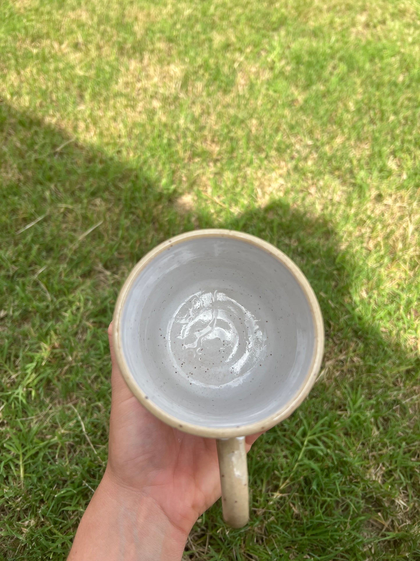 White Talavera Inspired Mug