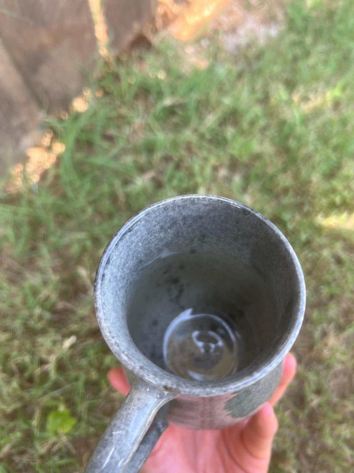 SECONDS Grey Spray Mug