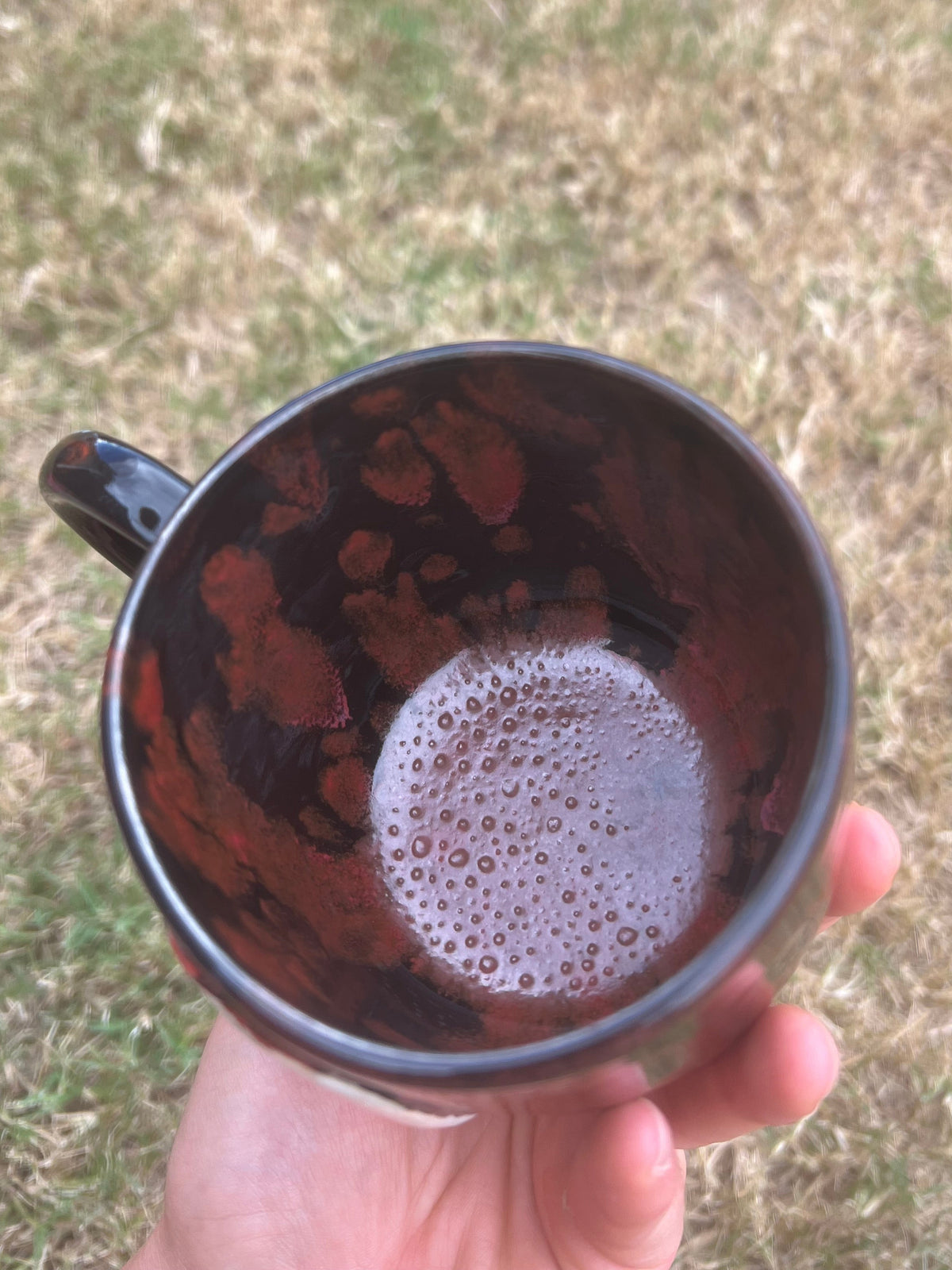 Black Red Ghost Mug