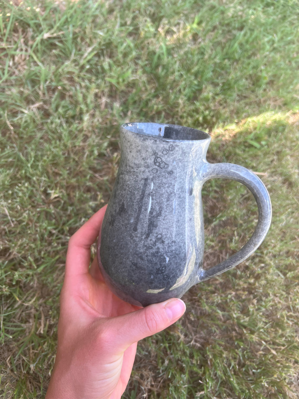 SECONDS Grey Spray Mug