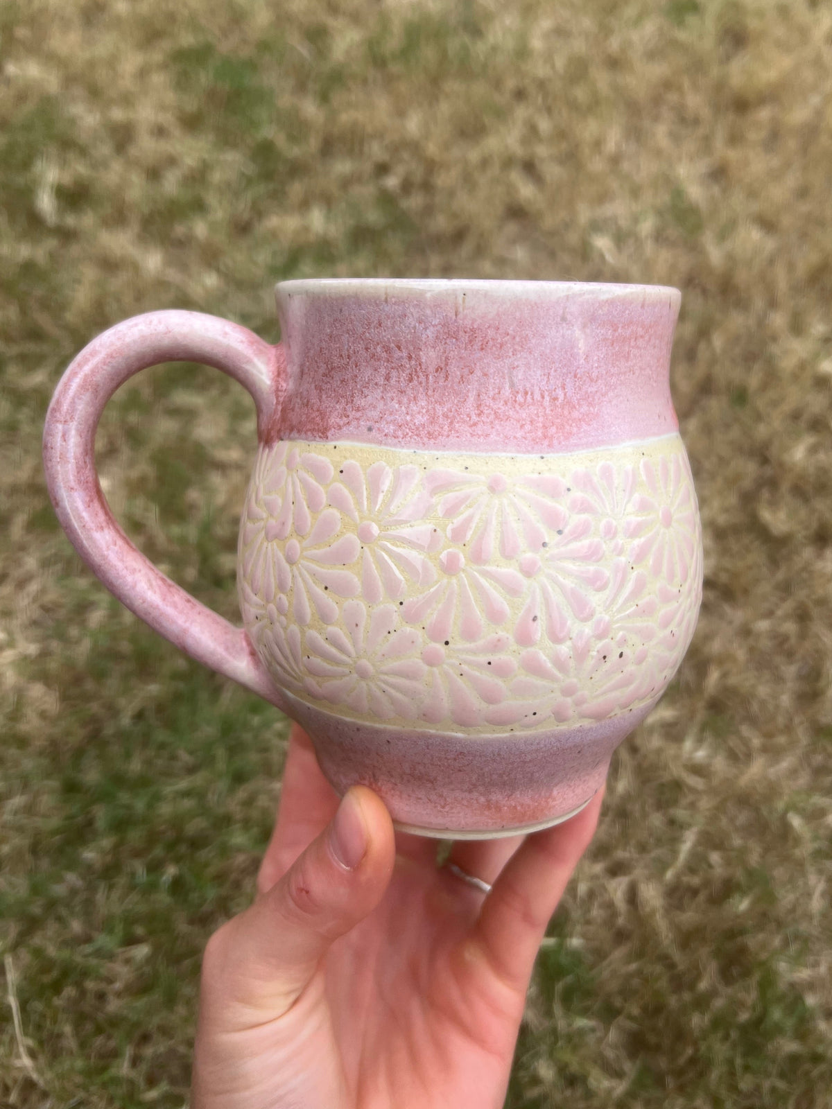 Pink Talavera Inspired Mug