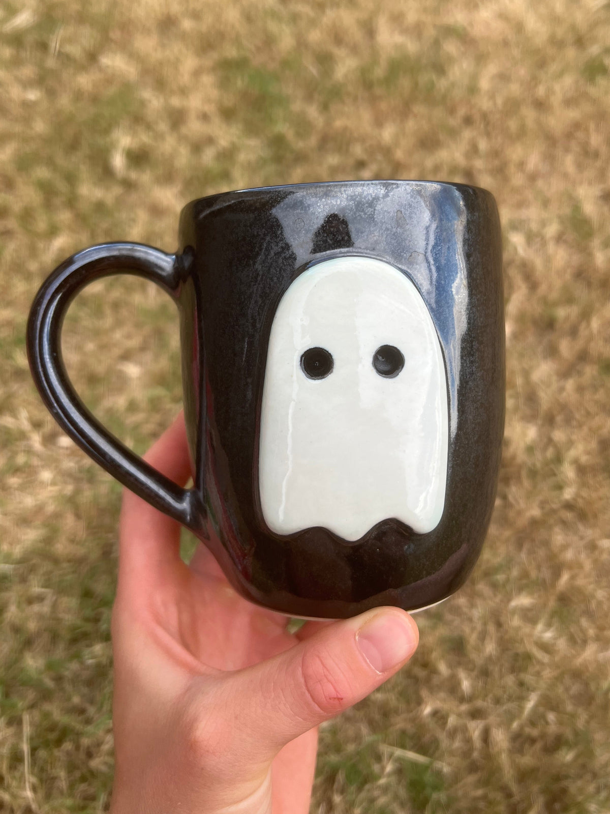 Oil Spot Ghost Mug