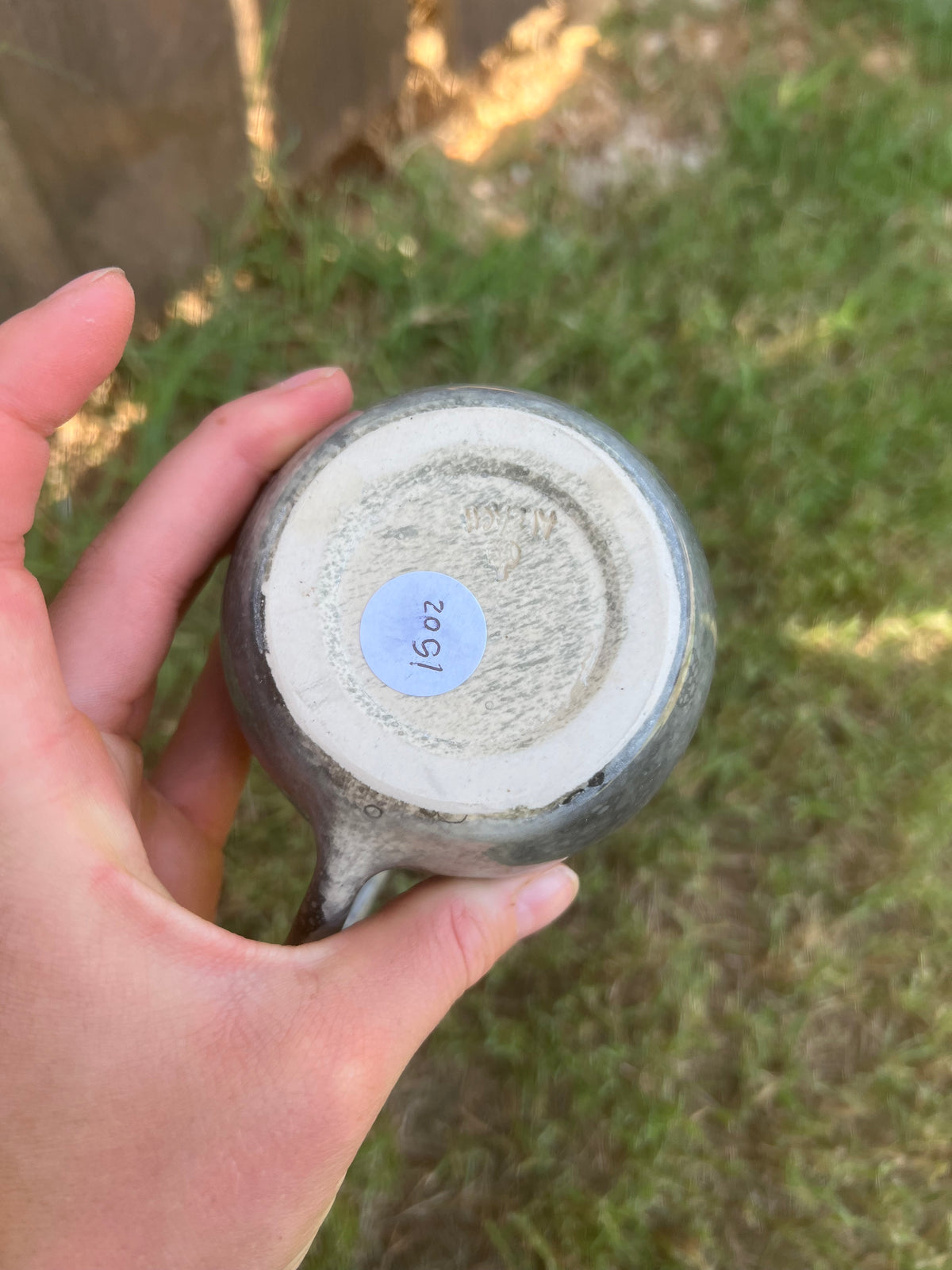 SECONDS Grey Spray Mug