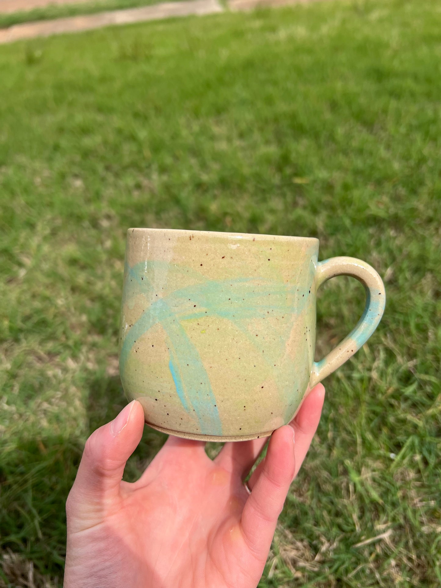 Mama mug blue/green 3