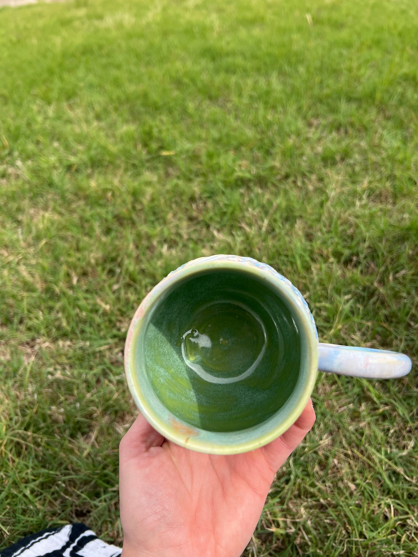 Pastel dream carved mug 1