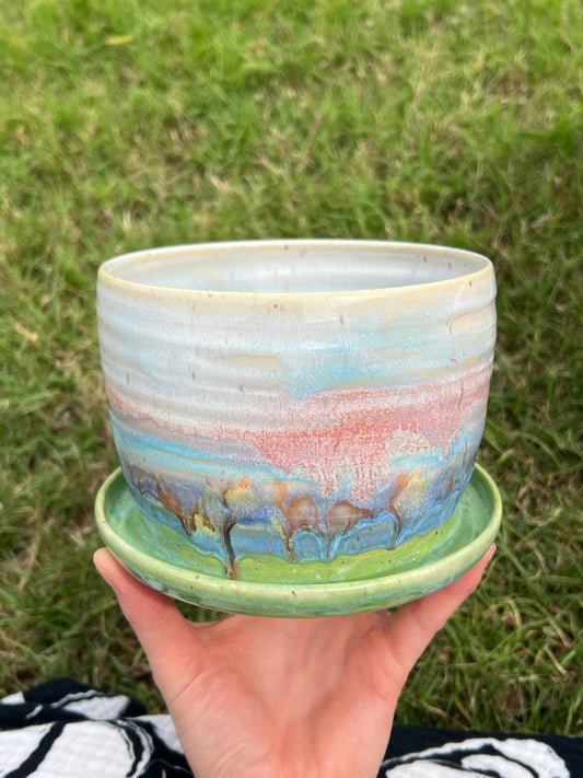 Pastel dream small planter