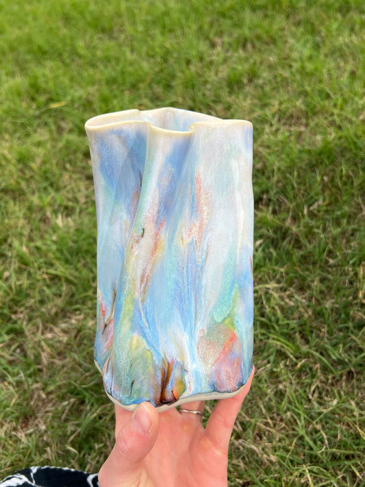 Pastel dream small organic vase