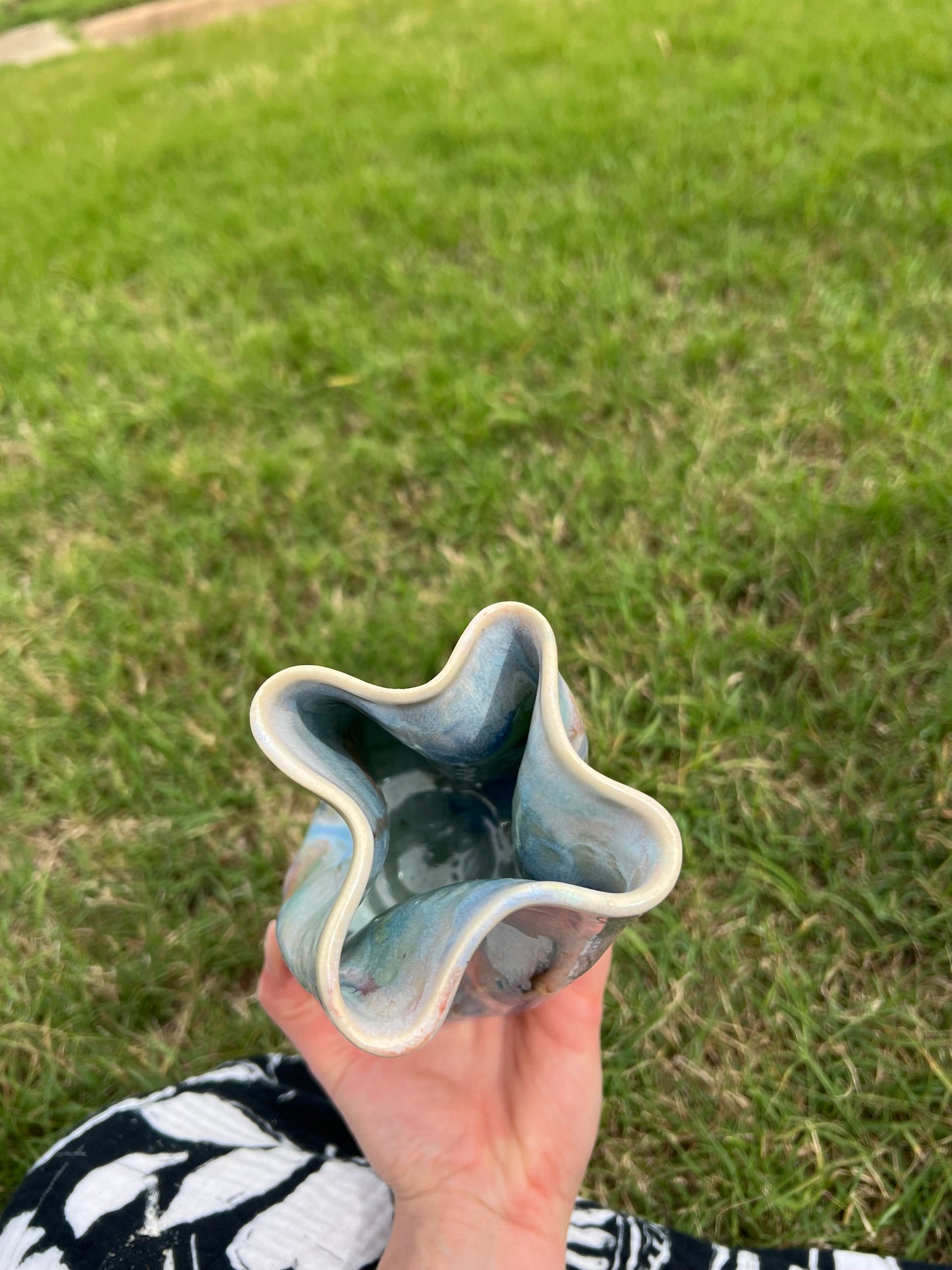 Pastel dream small organic vase
