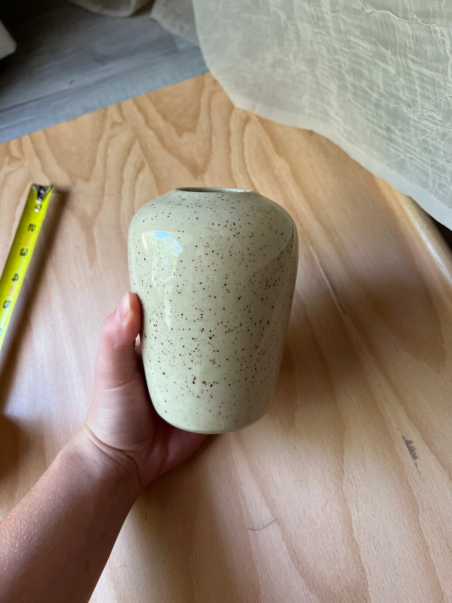 Natural Speckled Small Vase