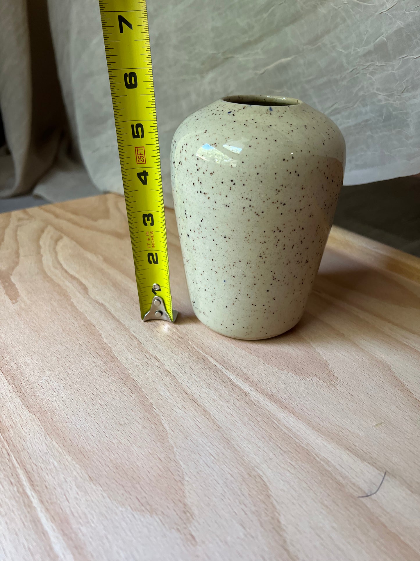 Natural Speckled Small Vase