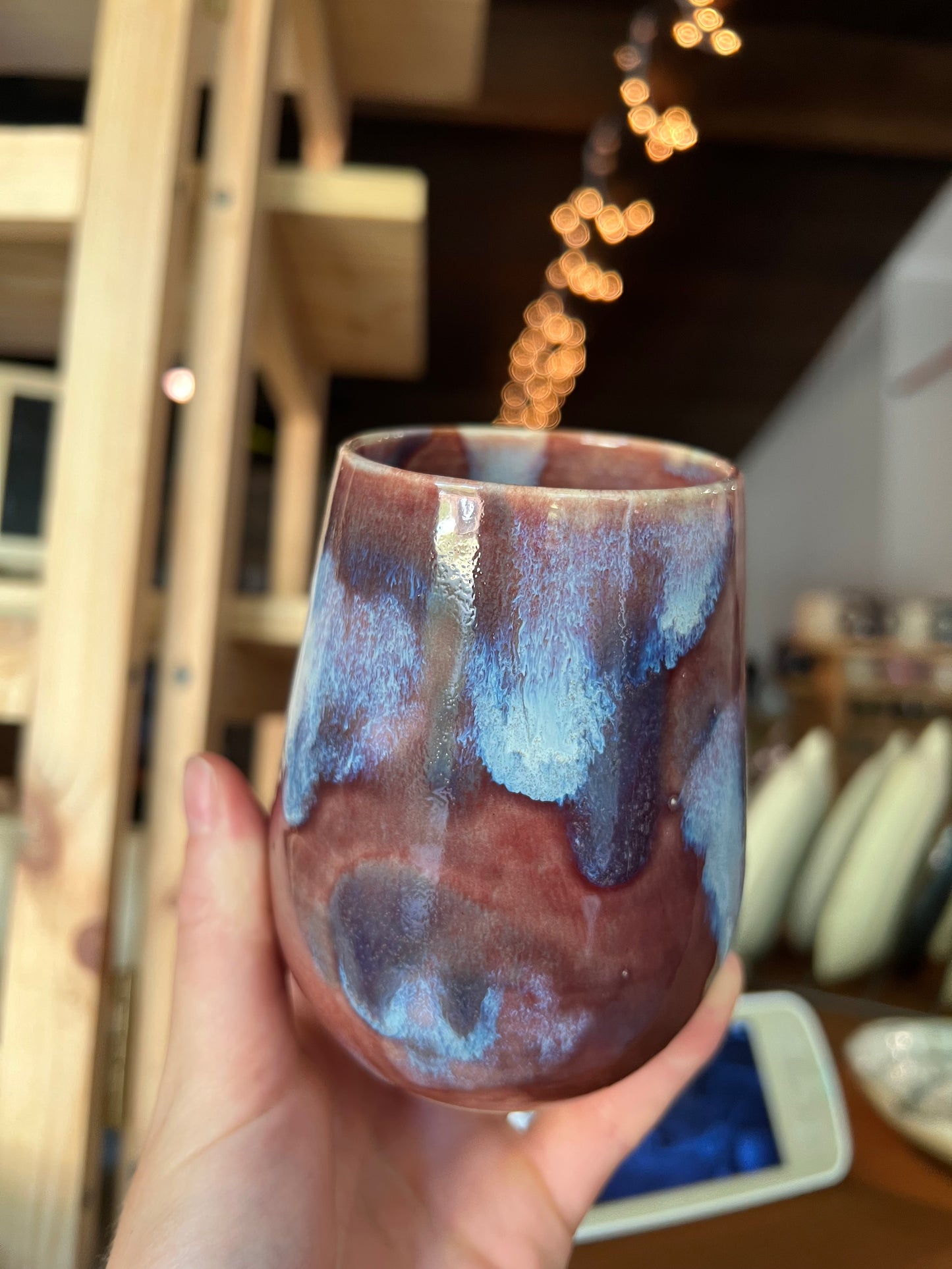 Purple Drip Wine Cup