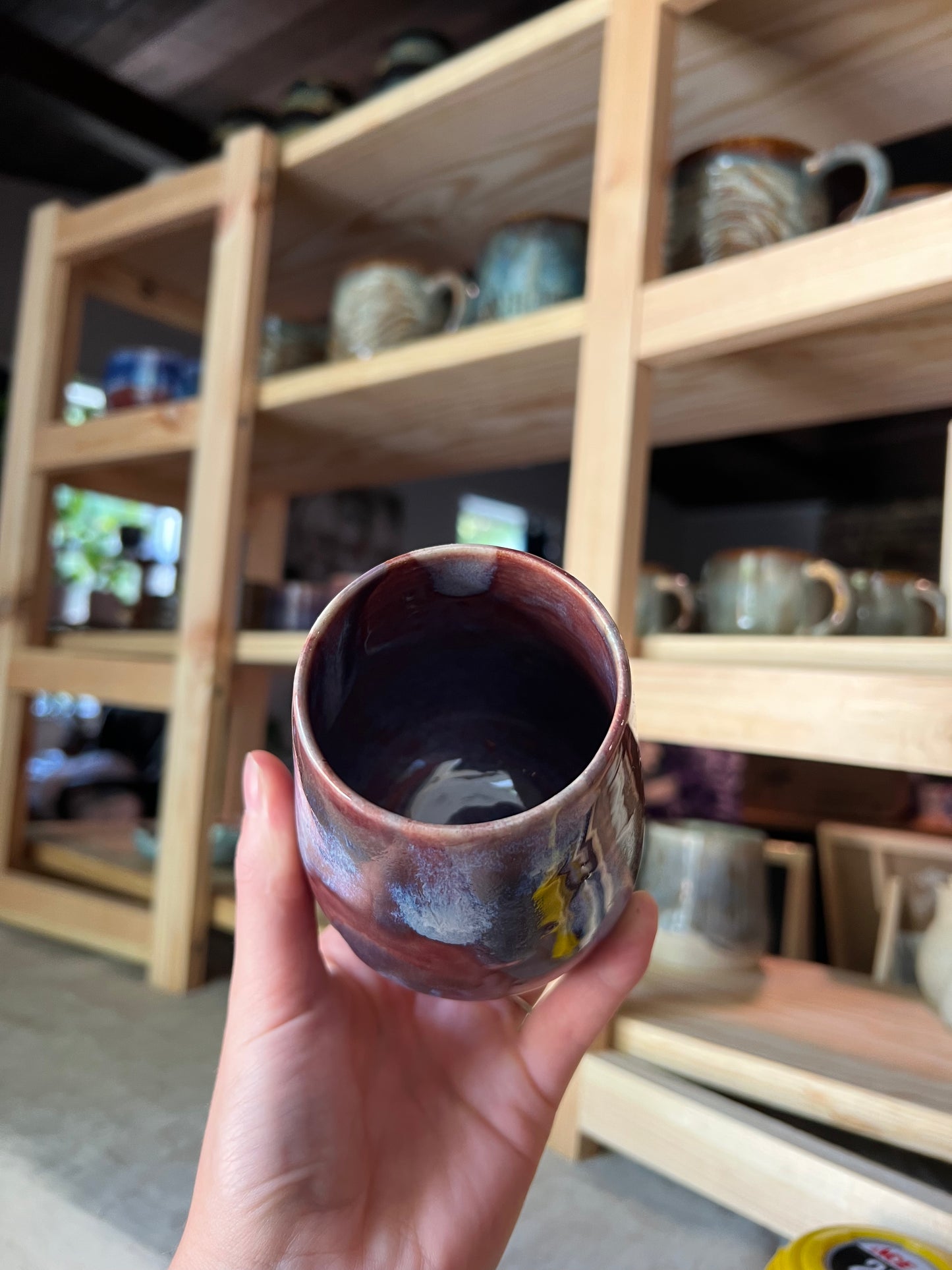 Purple Drip Wine Cup