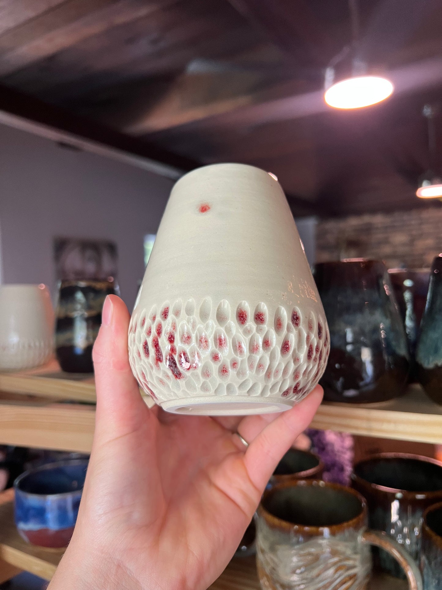Dimpled Bone Wine Cups