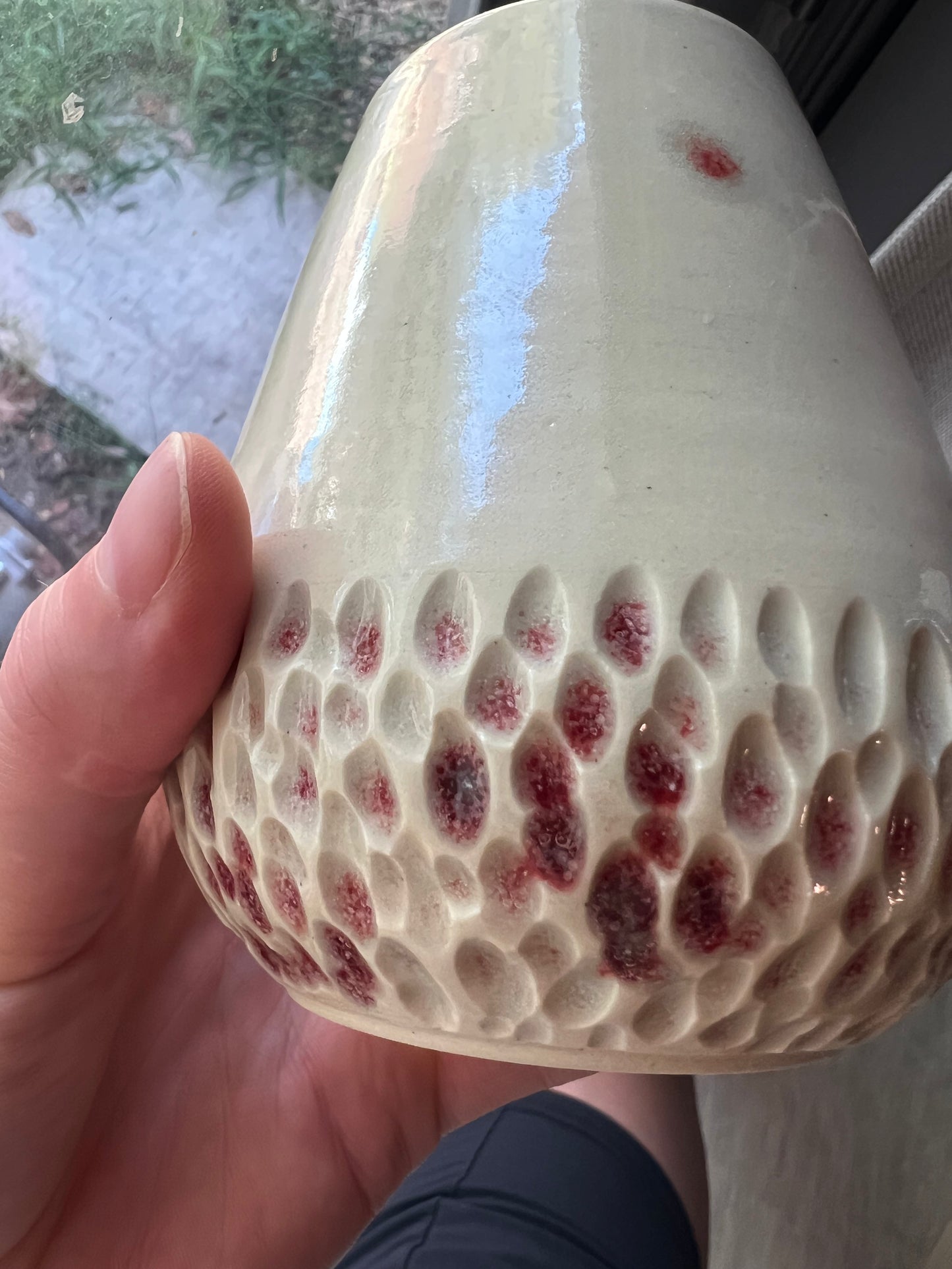 Dimpled Bone Wine Cups