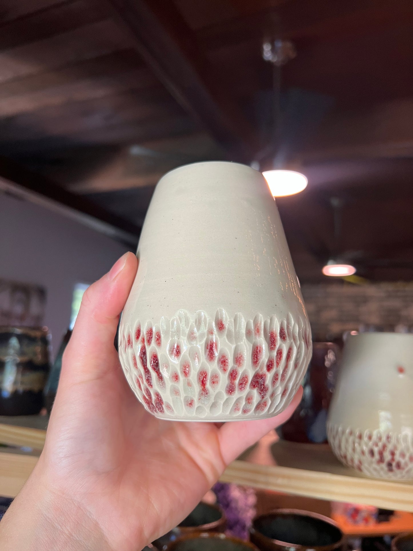 Dimpled Bone Wine Cups