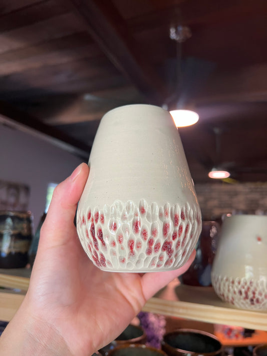 Dimpled Bone Wine Cups