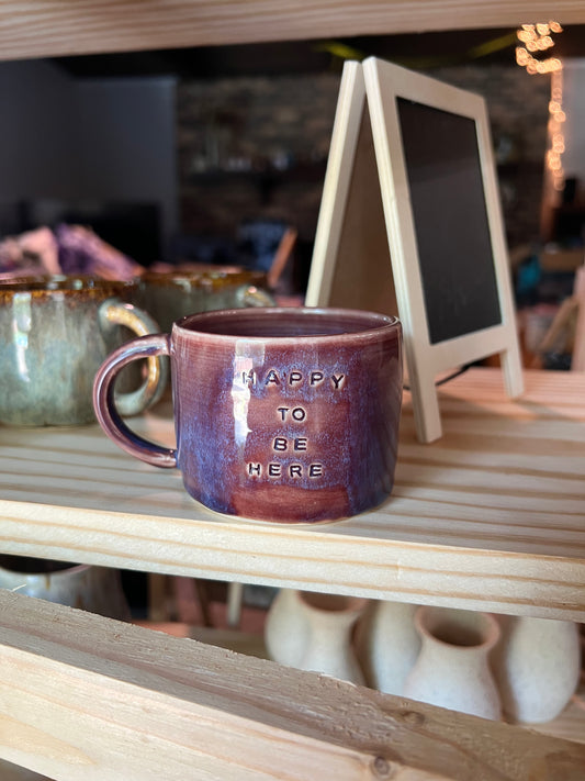 Happy to Be Here Espresso Mug 1