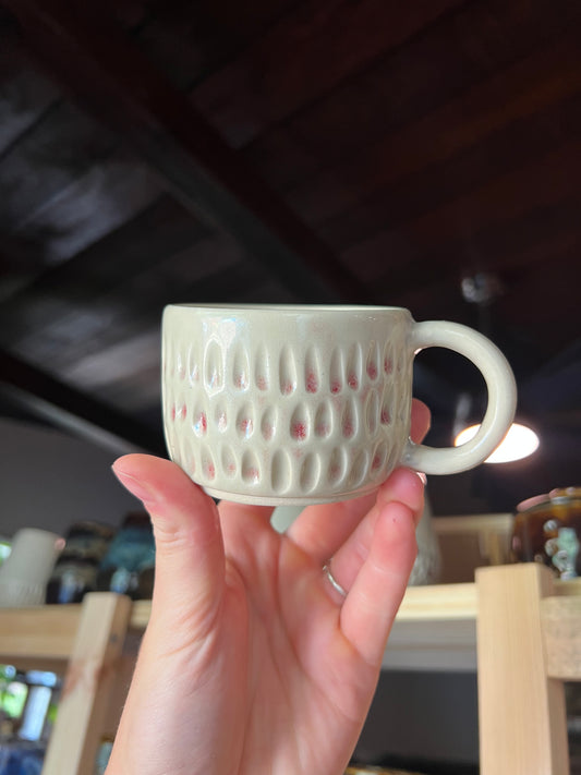 Carved Bone Espresso Mug