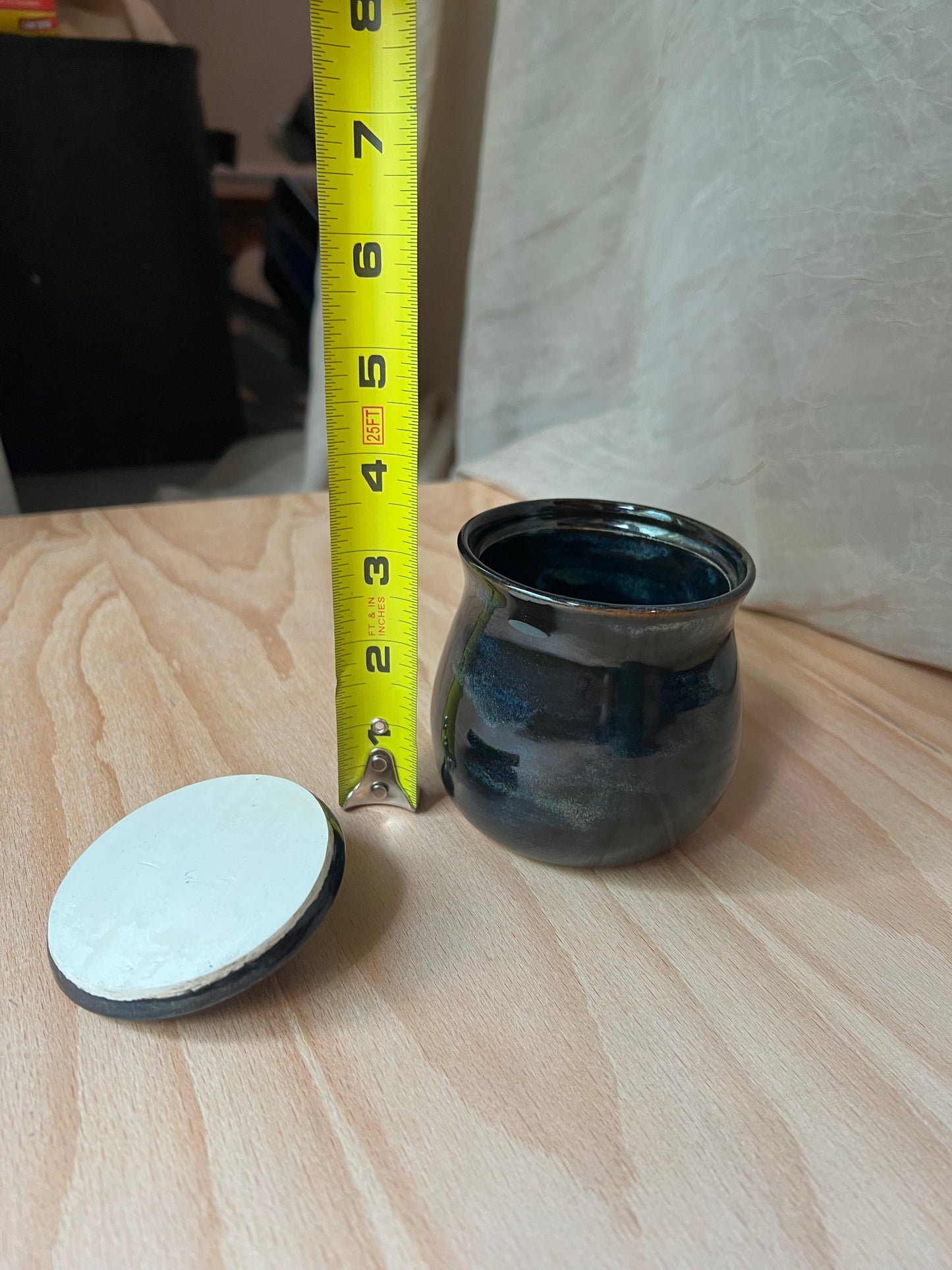 Small Lidded Jar Dark